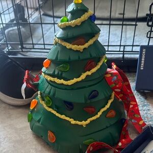 Disney Green Holiday Tree with Multicolor Lights